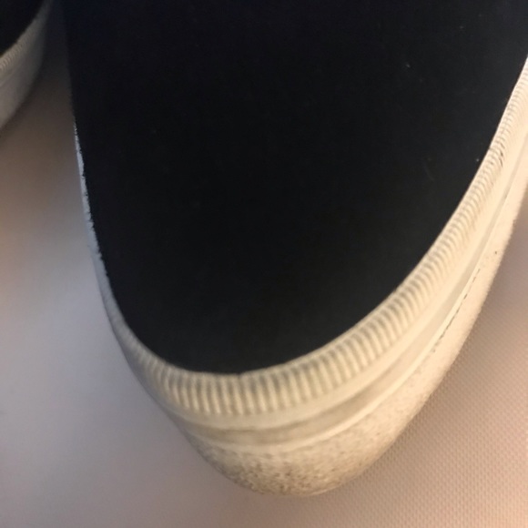 Pointy Toe Suede & Patent Leather Flats. - Picture 11 of 11